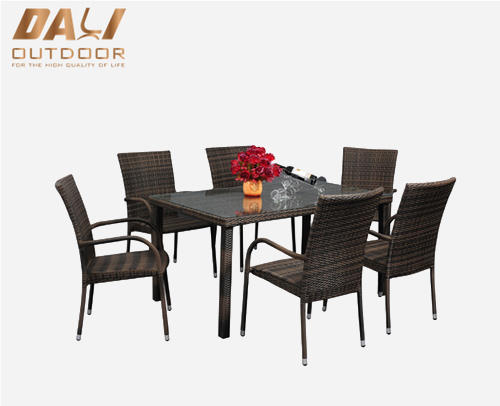 Outdoor Furniture/Rattan furniture rattan table and chair garden set 