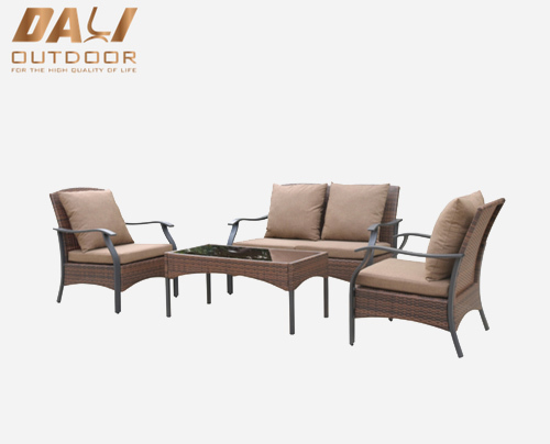 new model sofa sets conversation loveseat sofa rattan outdoor furniture 